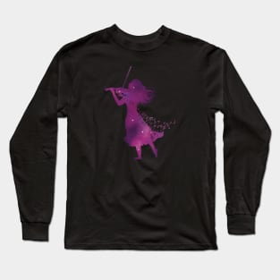 Galaxy Violinist Long Sleeve T-Shirt